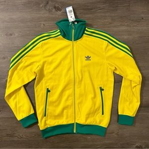 adidas Originals Beckenbauer Nations Track Top HK7410 Brazil Men's M MEDIUM